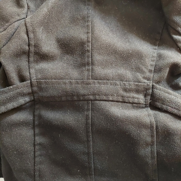 Beverly Hills Princess Black Wool Blend Jacket S - Picture 11 of 14